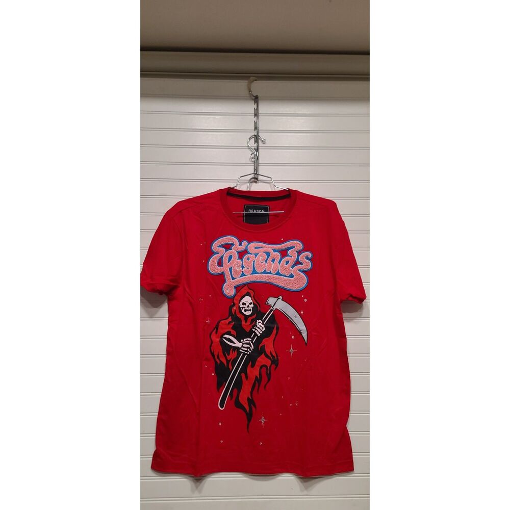 Reason Clothing Red Legends Tee Short Sleeve Shirt Size XL NWT
